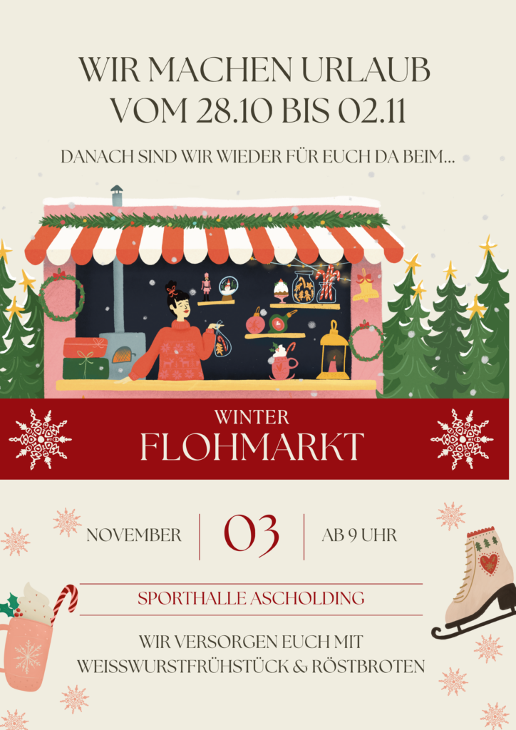 Flyer Winter Flohmarkt